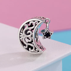 Half Moon & Star Charm