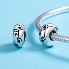 Paw Print Spacer Charm - Lullaboo