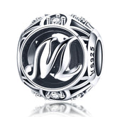 Letter M Pandora Charm NZ | Lullaboo