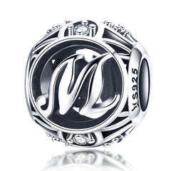 Letter M Pandora Charm NZ | Lullaboo