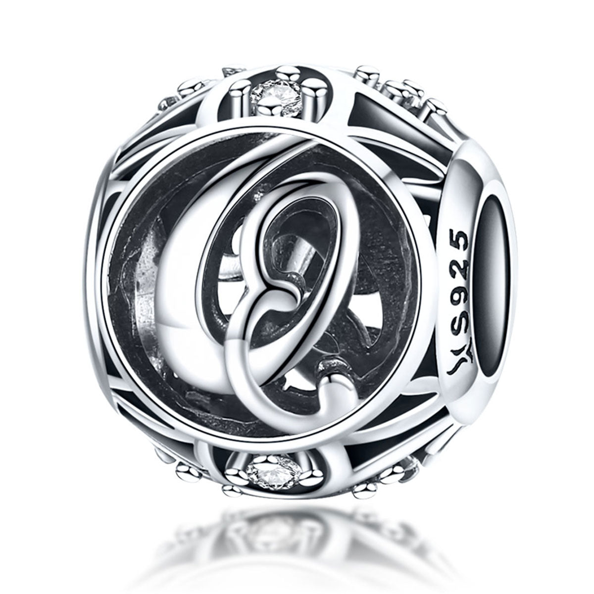 Letter Q Pandora Charm NZ | Lullaboo