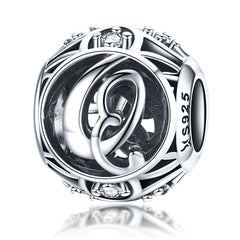 Letter Q Pandora Charm NZ | Lullaboo