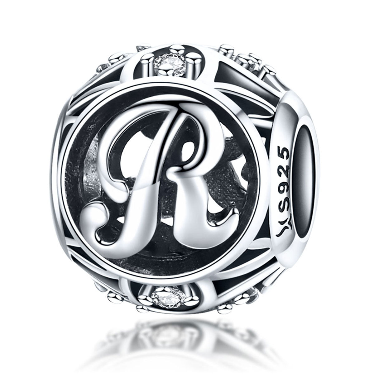 Letter R Pandora Charm NZ | Lullaboo