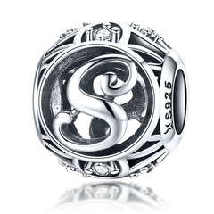 Letter S Pandora Charm NZ | Lullaboo