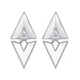 Triangle Geometric Stud Earrings
