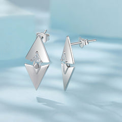 Triangle Geometric Stud Earrings