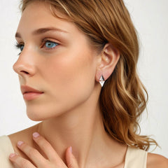 Triangle Geometric Stud Earrings