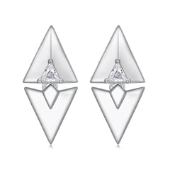 Triangle Geometric Stud Earrings