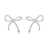 Sweet Bow Stud Earrings