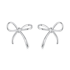 Sweet Bow Stud Earrings