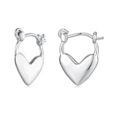 Heart Ear Buckle Earrings