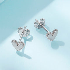 Mini Heart Stud Earrings