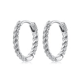 Twisted Hoop Earrings