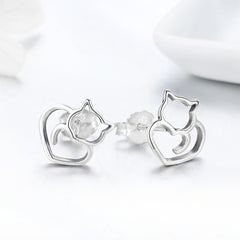 Cat Lover Stud Earrings