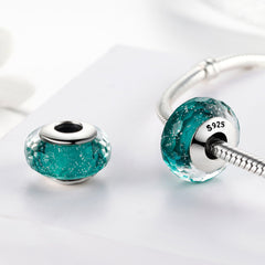 Aquamarine Glass Bead
