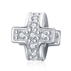 silver cross charm NZ | LULLABOO