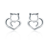 Cat Lover Stud Earrings
