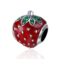 Strawberry Pandora Charm NZ | Lullaboo