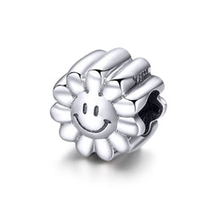 Sunflower Smiley Face Pandora Charm NZ | Lullaboo