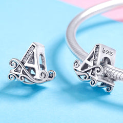 Fancy Letter A Charm