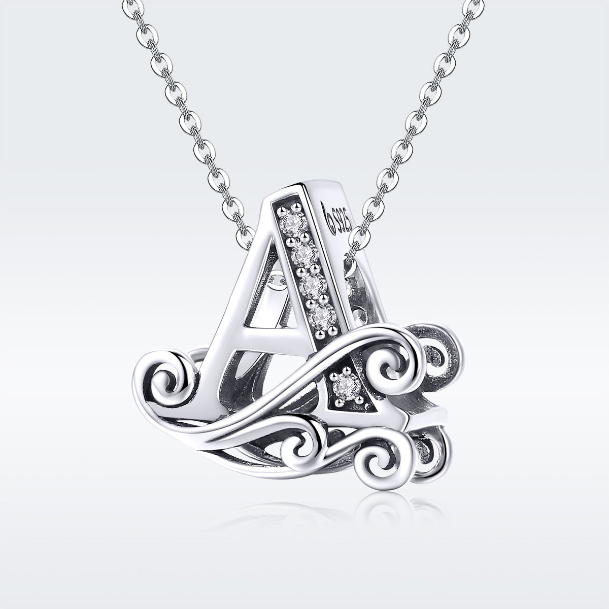 Fancy Letter A Charm