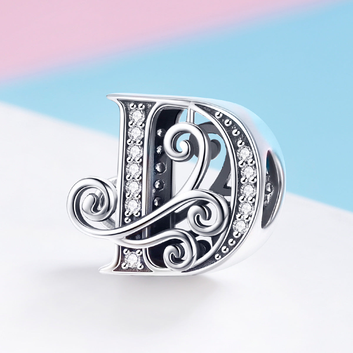 Fancy Letter D Charm - Lullaboo