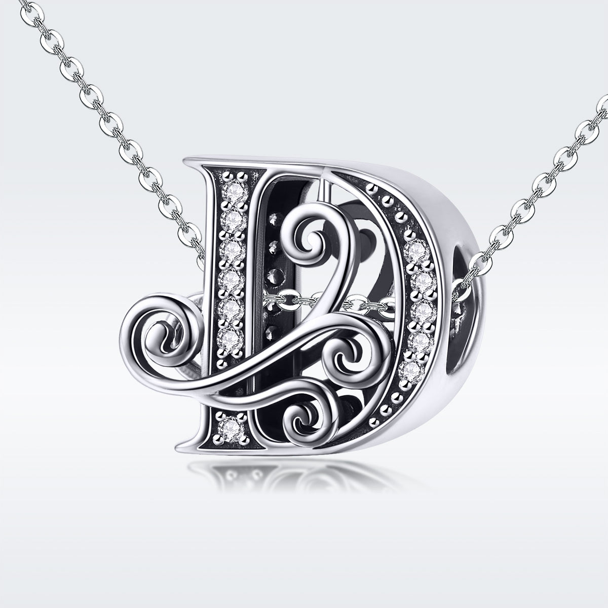 Fancy Letter D Charm