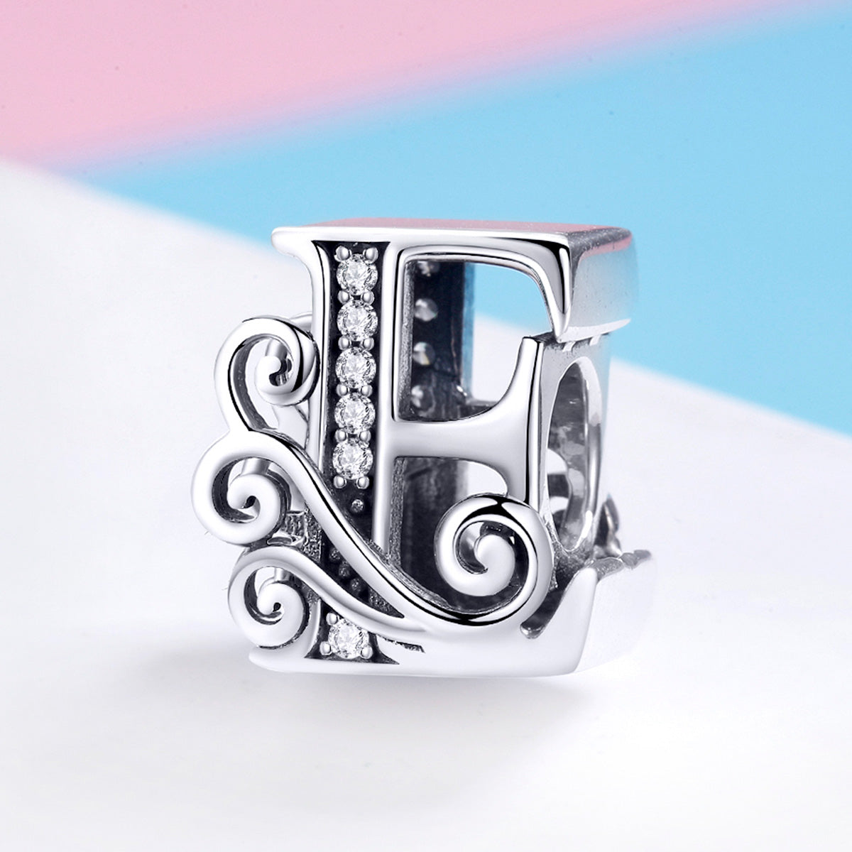 Fancy Letter E Charm