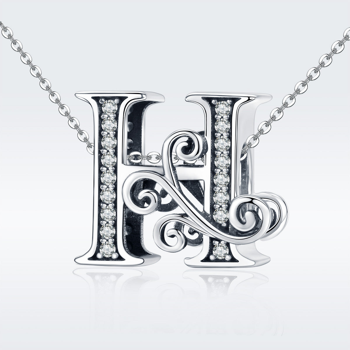 Fancy Letter H Charm - Lullaboo