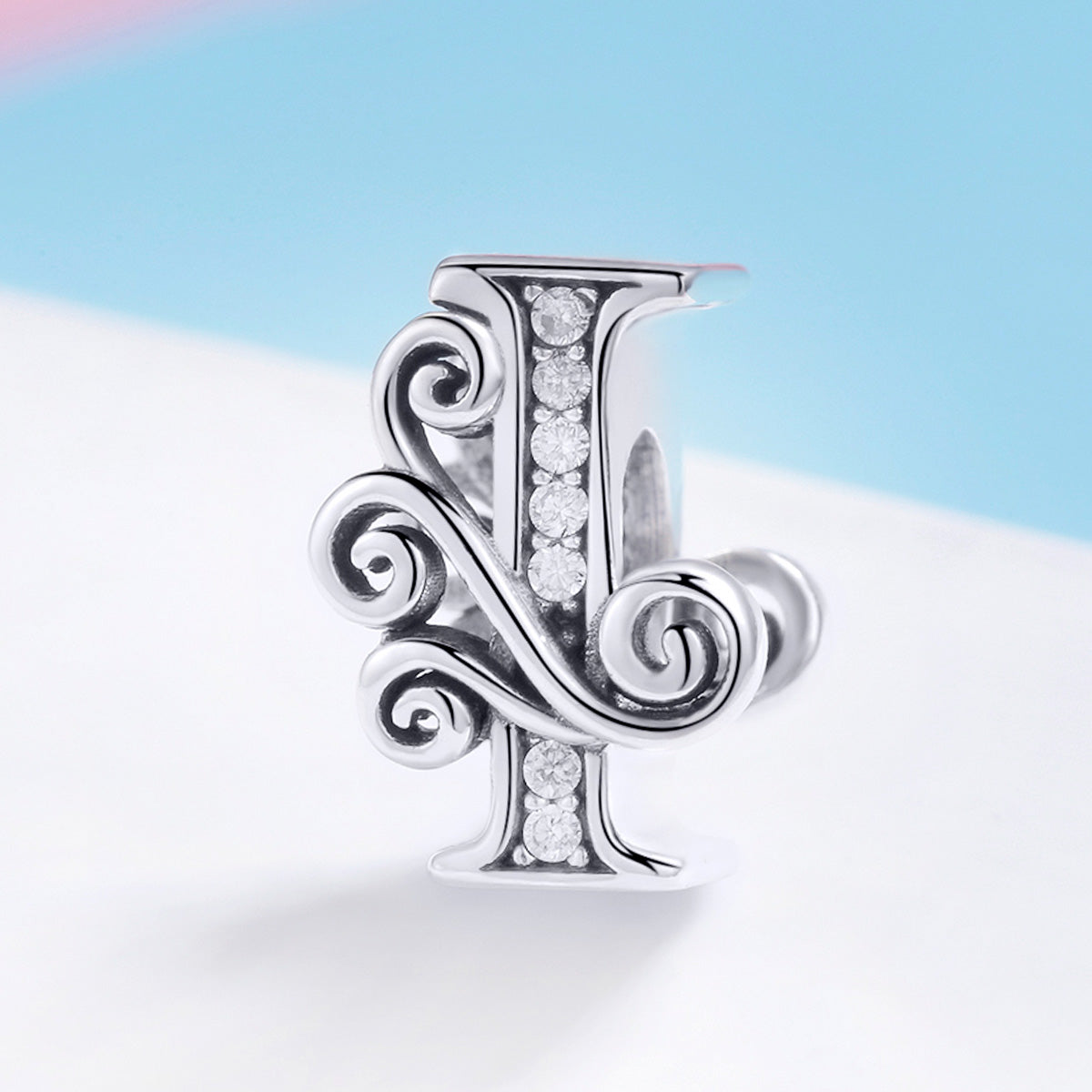 Fancy Letter I Charm