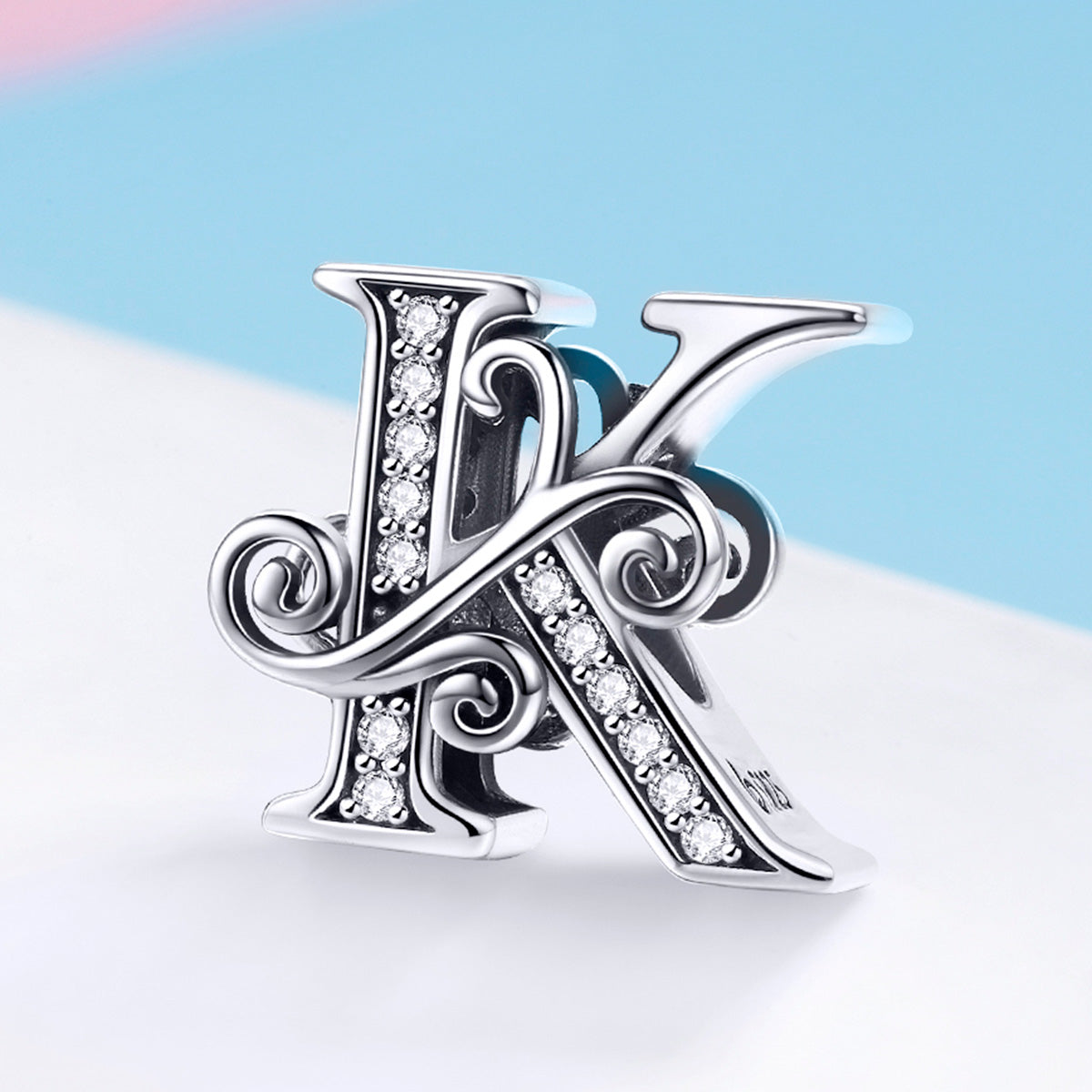 Fancy Letter K Charm