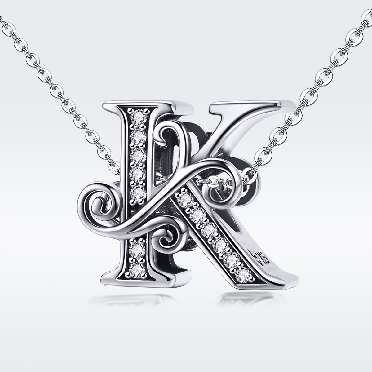 Fancy Letter K Charm