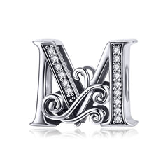 Letter M Pandora Charm NZ