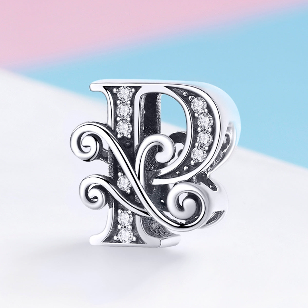 Fancy Letter P Charm