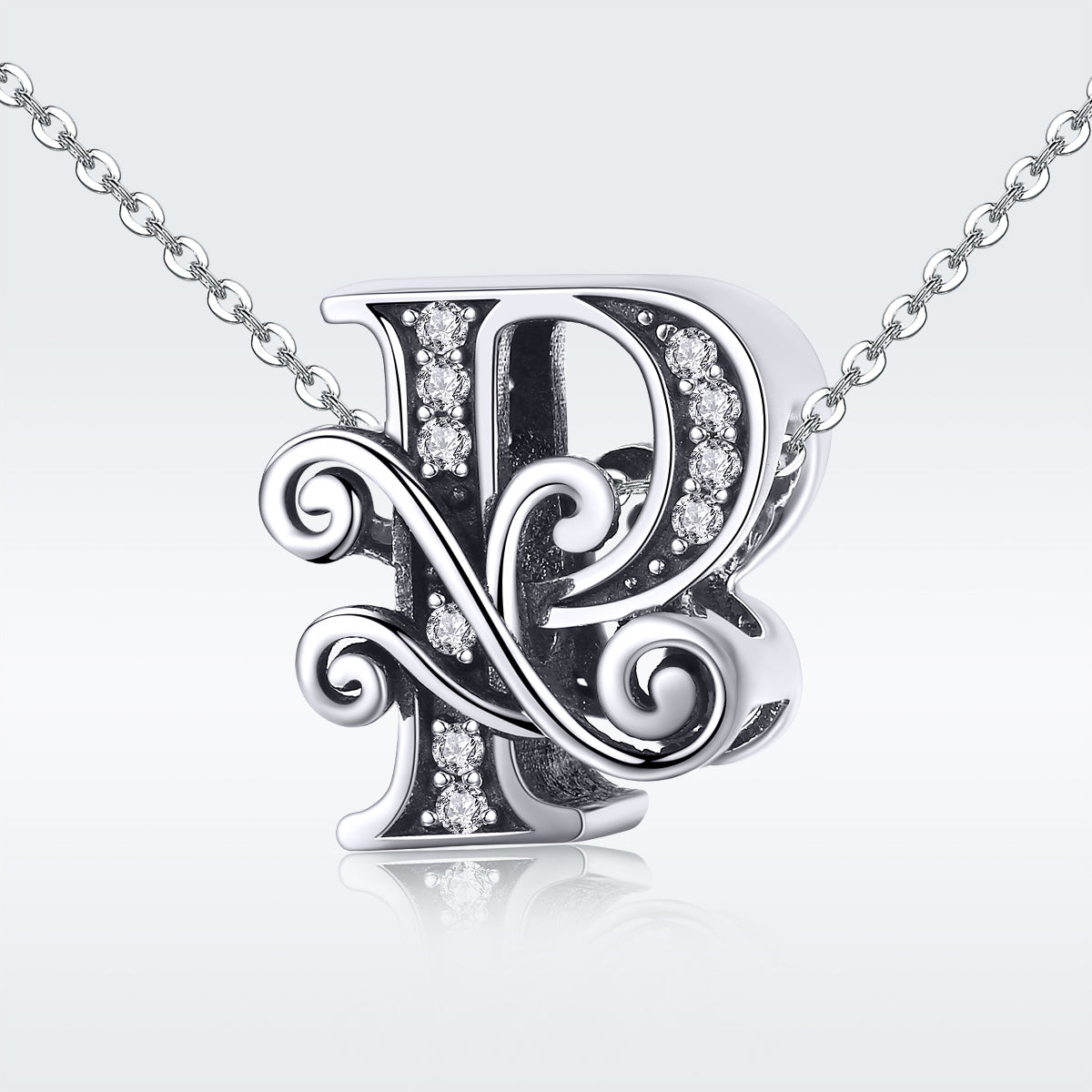 Fancy Letter P Charm