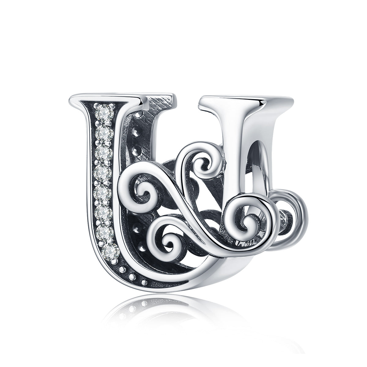 Letter U Pandora Charm NZ