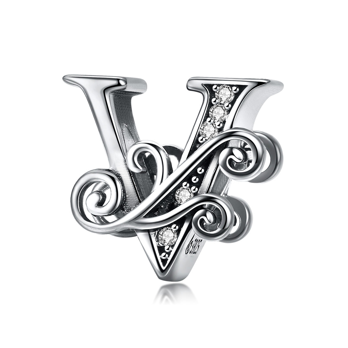 Letter V Pandora Charm NZ