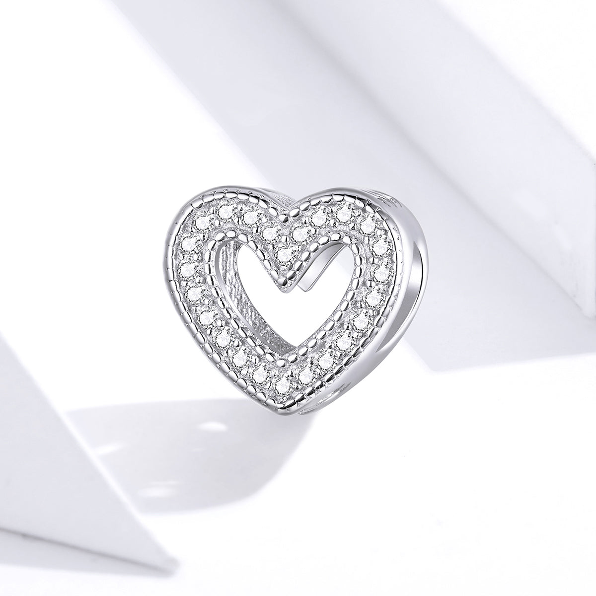 CZ Heart Charm