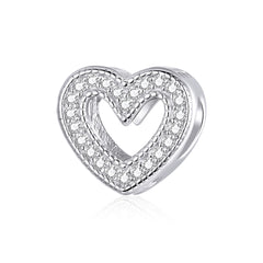 CZ Heart Charm