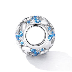 December Infinity Birthstone Charm