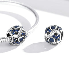 September Infinity Birthstone Charm