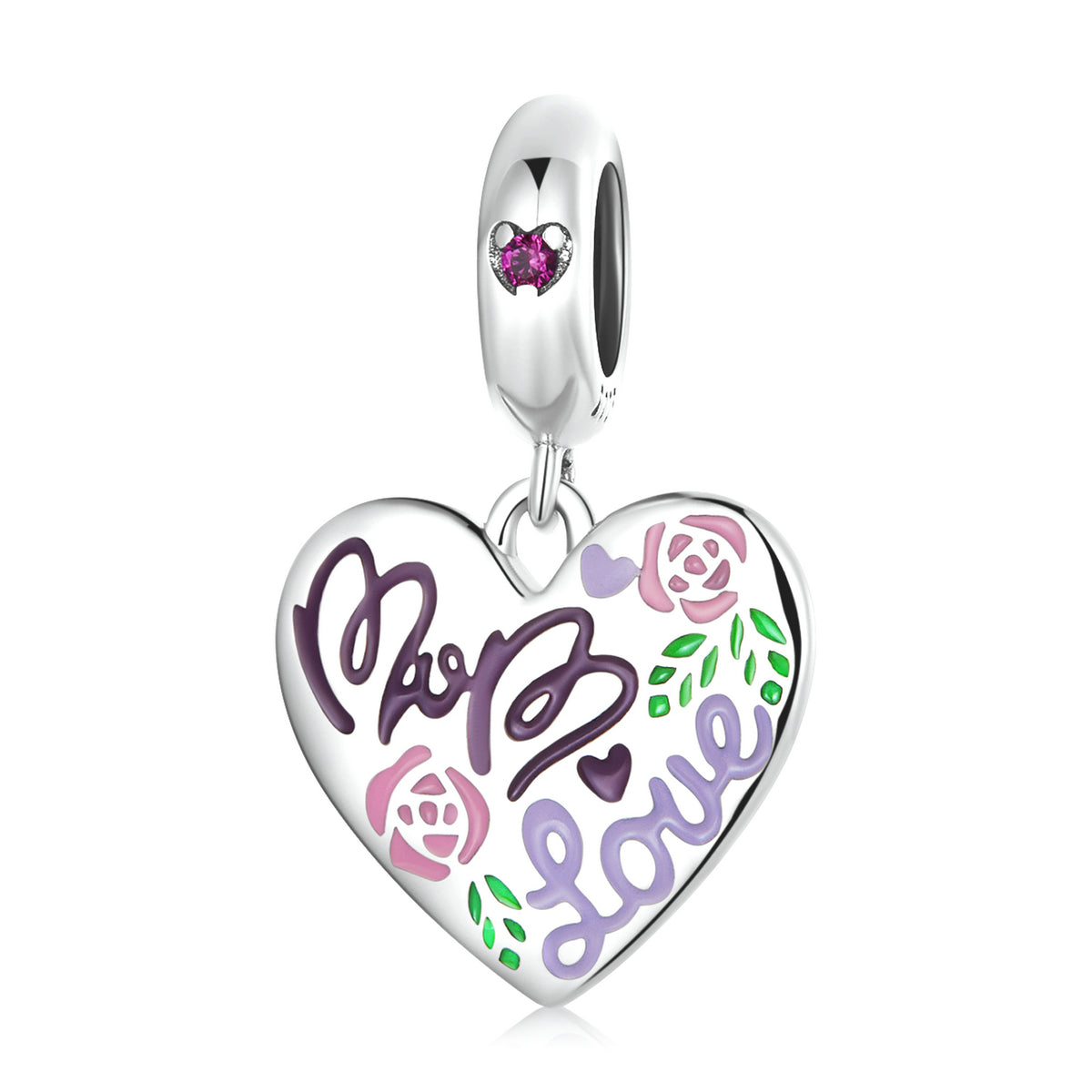 Mum Love Dangle Charm