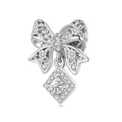 CZ Bow Charm