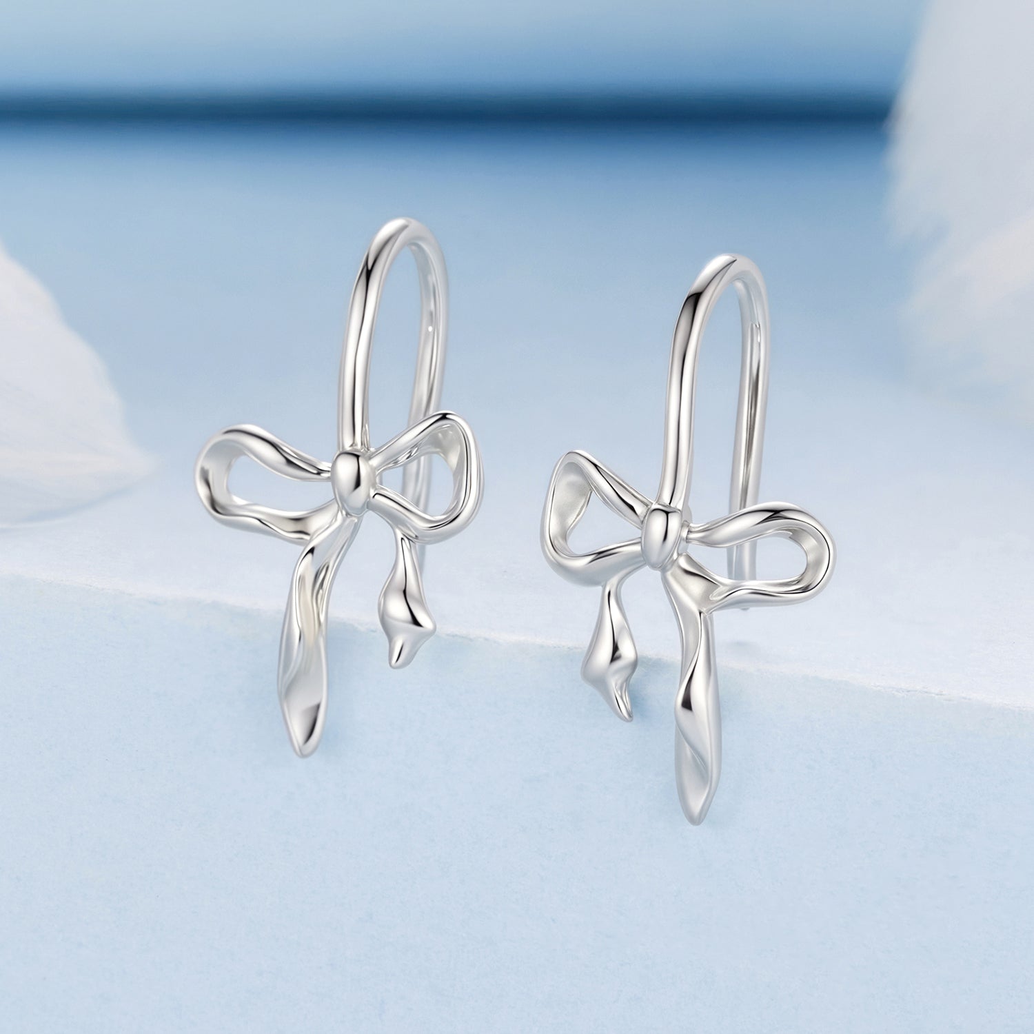 Romantic Bow Hook Earrings