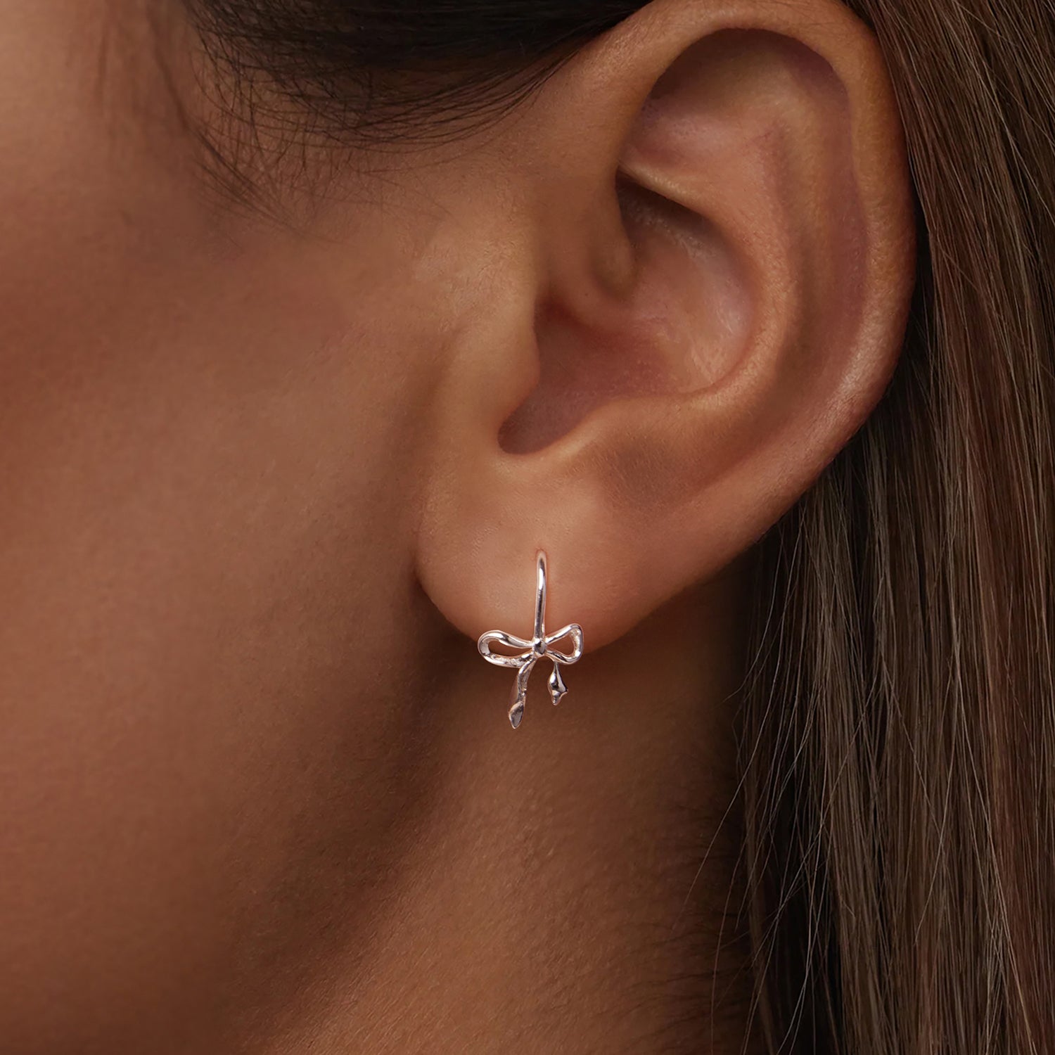 Romantic Bow Hook Earrings