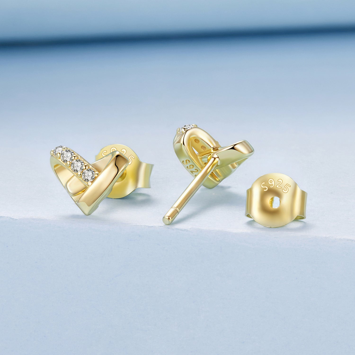 Heart Stud Earrings