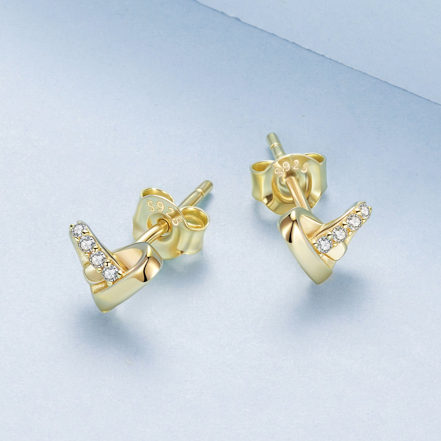 Heart Stud Earrings
