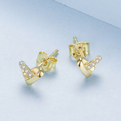 Heart Stud Earrings