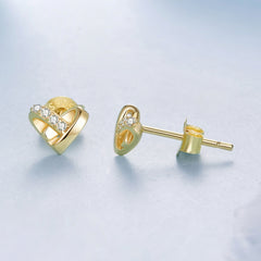 Heart Stud Earrings