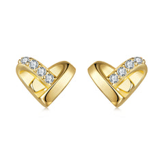 Heart Stud Earrings